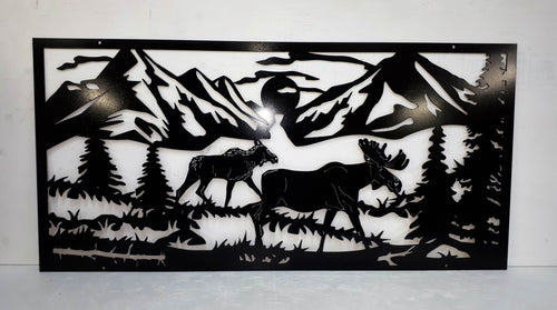 Two Moose Panel