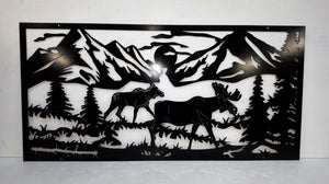 Two Moose Panel